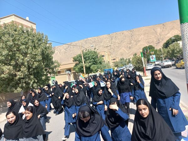 مراسم گرامیداشت شهادت سید حسن نصرالله و شهدای مقاومت در شهرستان سیروان 
