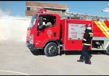 مانور سراسری زلزله در خاش برگزار شد 