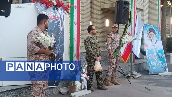 مراسم غبارروبی لاله زار شهرستان نیشابور به مناسبت گرامیداشت هفته معلم 