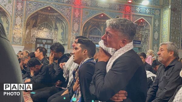 عزاداری سومین شب محرم در حریم سلطان آهو علی بن موسی الرضا(ع)