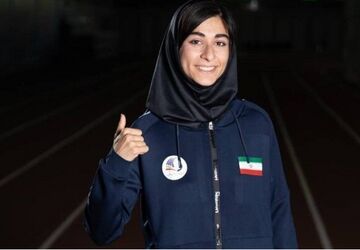 نشان نقره دختر ایرانی در دوومیدانی جوانان آسیا
