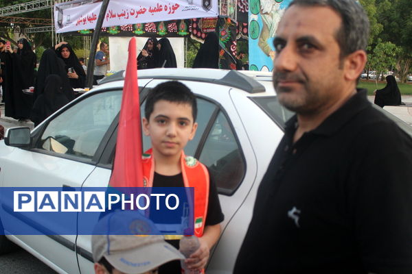 پیاده‌روی جاماندگان اربعین حسینی در بوشهر