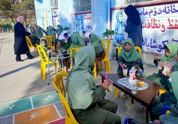 گرامیداشت روز جهانی معلولین در دبستان میلاد شهرستان نیشابور