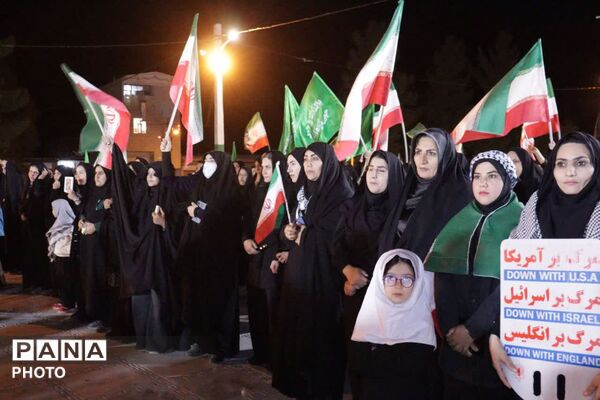 راهپیمایی اربعین رهبر شهید و دانش‌آموزان مدرسه شجره طیبه در کوهنانی 