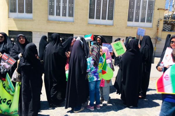 حضور پرشور مردم سپیدان در راهپیمایی روز قدس