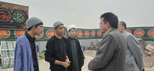 بازدید مدیر آموزش‌وپرورش شهرستان بافق از اعتکاف دانش‌آموزان