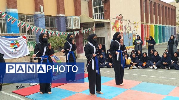 المپیاد ورزشی درون مدرسه‌ای در دبیرستان فاطمیه‌ ناحیه یک کرج