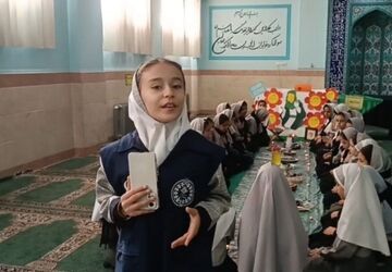 افتتاحیه طرح «مصباح‌الهدی» در دبستان توفیق رباط‌کریم