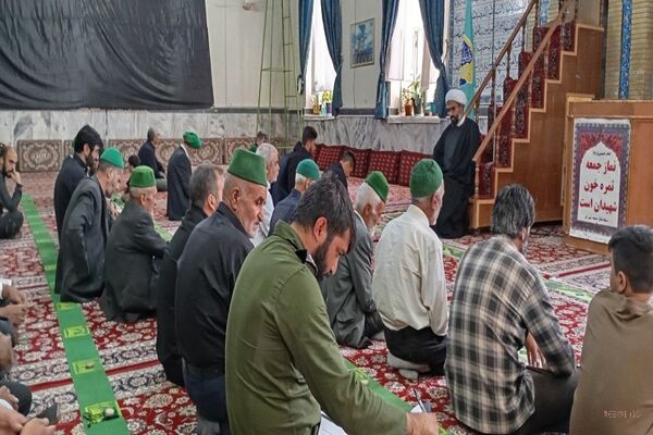 اقامه نماز جمعه در اول ماه محرم در مسجد جامع شهر بار 