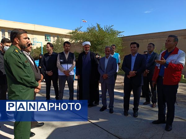  مانور سراسری زلزله در شهرستان بم 