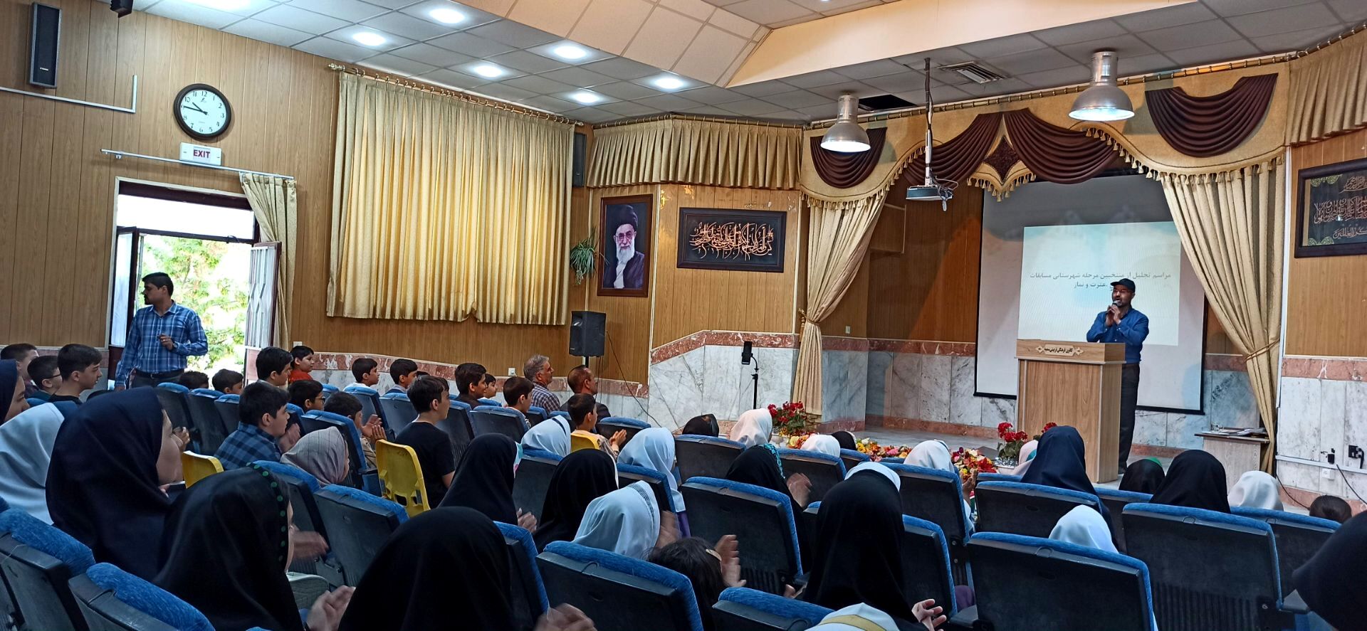 آیین تجلیل از برگزیدگان مسابقات قرآن عترت نماز در شیروان