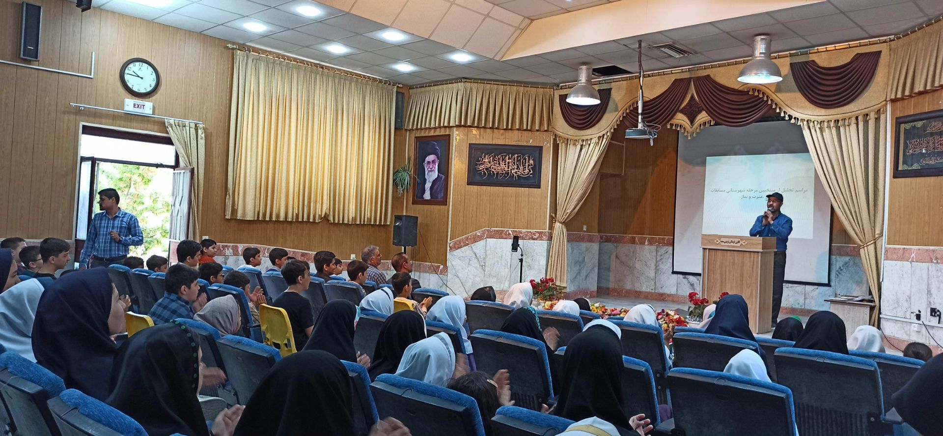 آیین تجلیل از برگزیدگان مسابقات قرآن عترت نماز در شیروان