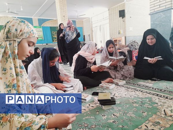 اعتکاف دانش‌آموزی در شهرستان ارسنجان