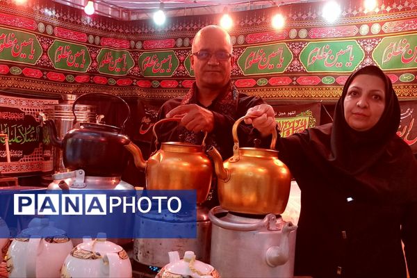 آباده در تاسوعای حسینی غرق در ماتم و عزا 