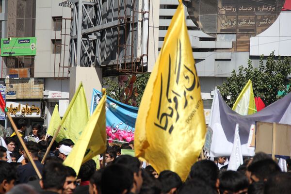 بزرگداشت یاد سید حسن نصرالله در تربت حیدریه 