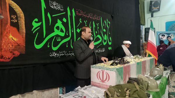 مراسم استقبال از شهید گمنام در دبیرستان شاهد ابوذر غفاری نیشابور 