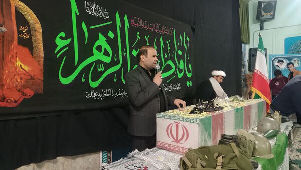 مراسم استقبال از شهید گمنام در دبیرستان شاهد ابوذر غفاری نیشابور 