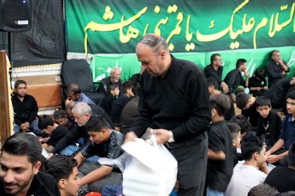 مراسم سوگواری ابا عبدالله در هیات رزمندگان اسلام شهرستان خرامه 
