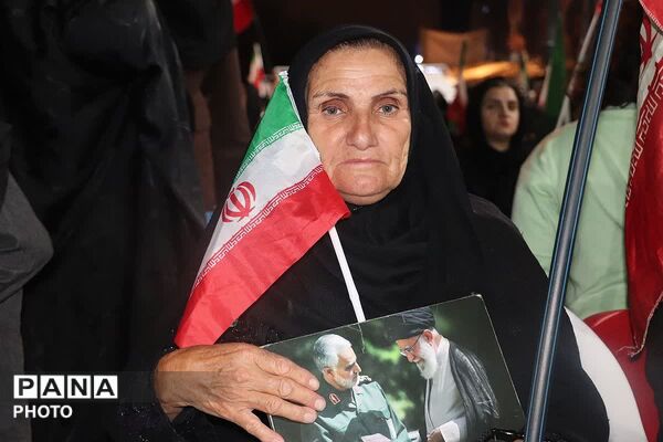 شامگاهی دیگر از حضور گرم مردمان باشتی در تجمعات