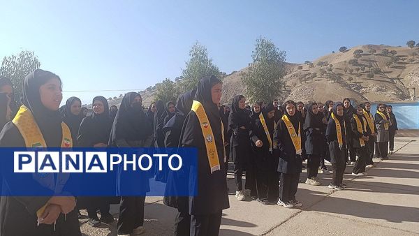 برگزاری مانور پدافند غیر عامل در دبیرستان الزهرا دیشموک 