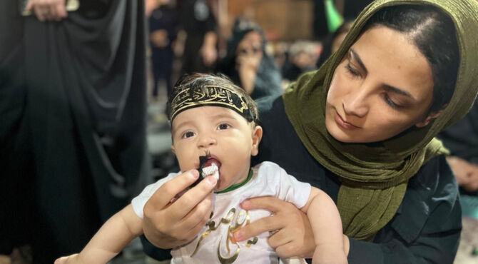 جلوه تاسوعای حسینی در شهر کره‌ای سرچهان