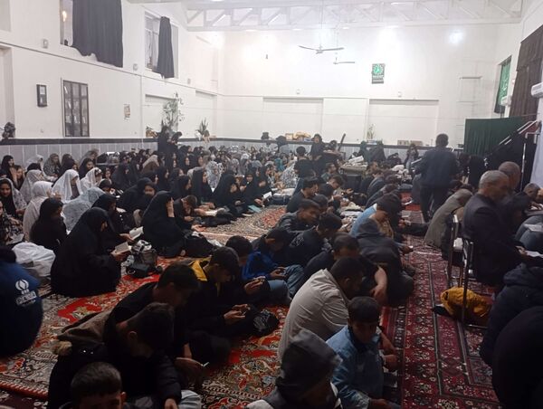 مراسم احیای شب بیست و سوم ماه رمضان در شهر تیتکانلو