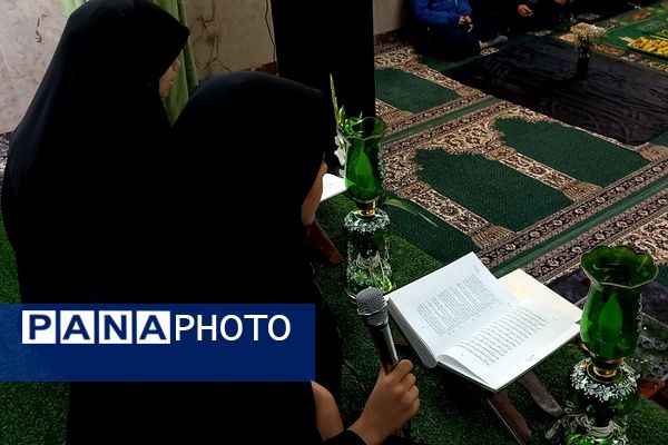 مراسم شهادت حضرت فاطمه زهرا(س) در دبیرستان حکمت بهارستان‌2