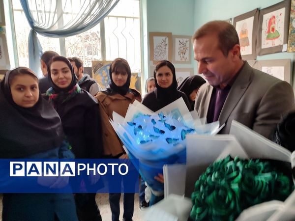 نمایشگاه ماها در هنرستان بصیرت آشخانه