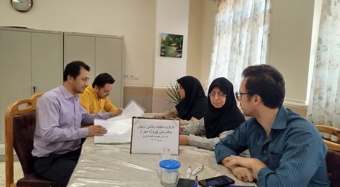 بازدید از فعالیت‌های پروژه مهر مدارس در گلوگاه 