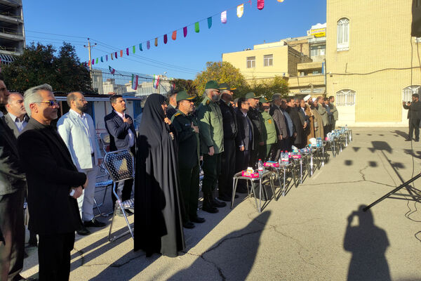 آیین نواختن زنگ انقلاب در مدارس فارس 