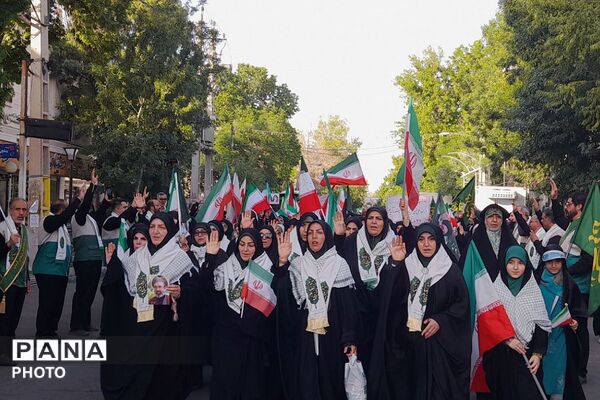 اجتماع سراسری «اقتدار ایران سرافراز» جان فدایان امام رضایی شهرستان ورامین