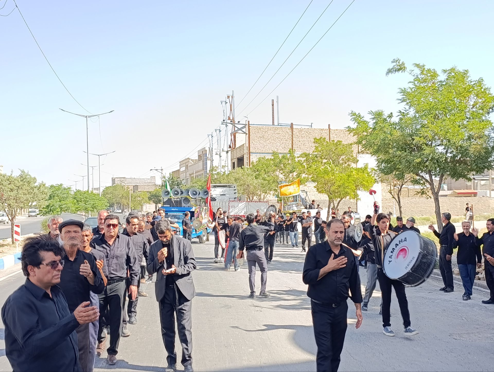 عزاداری هم نوا با علمدار کربلا 