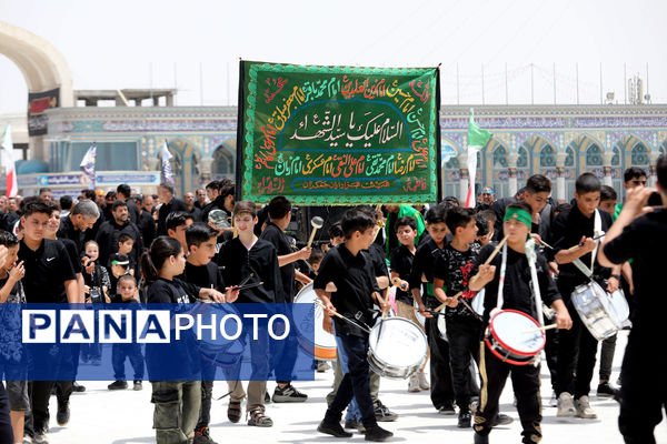 عزاداری روز تاسوعا در مسجد مقدس جمکران
