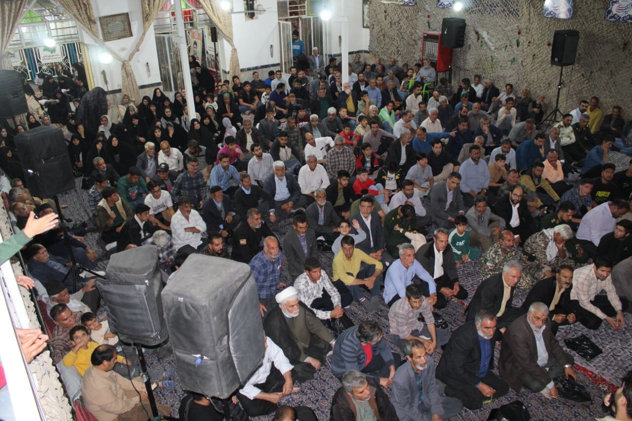 برگزاری یادواره هشت سال دفاع مقدس و جنگ دوازده روزه در روستای جیج آباد(نیشابور)