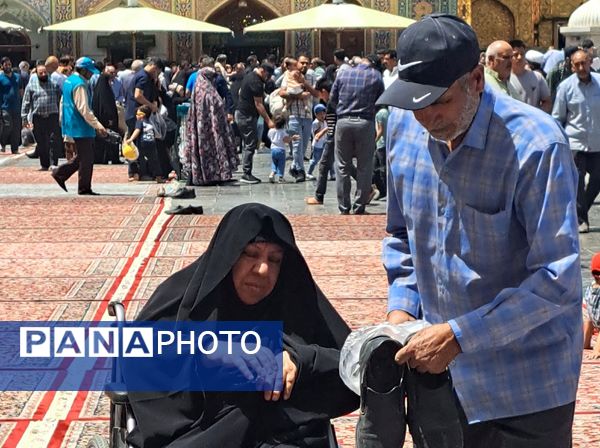 روز دحوالارض در حرم امام مهربانی‌ها