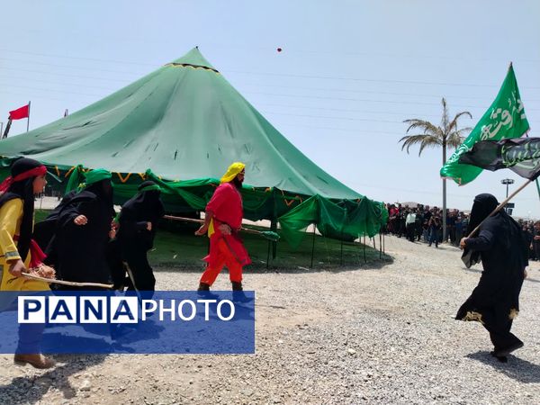 مراسم تعزیه‌خوانی در شهر طاقانک