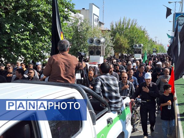 پیاده‌روی جاماندگان اربعین حسینی در مرودشت 