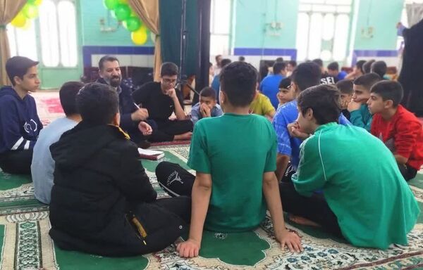 اعتکاف دانش‌آموزی در ایذه