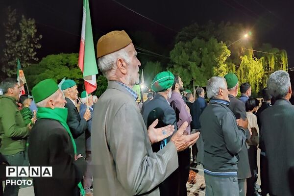 هفتاد و ششمین شب از اجتماعات خیابانی در حسینیه شهدای شهر بار