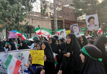 اجتماع زینبیون در شهرستان اسفراین