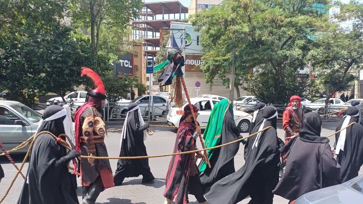 برگزاری تجمع یوم العباس در امامزاده حسن کرج