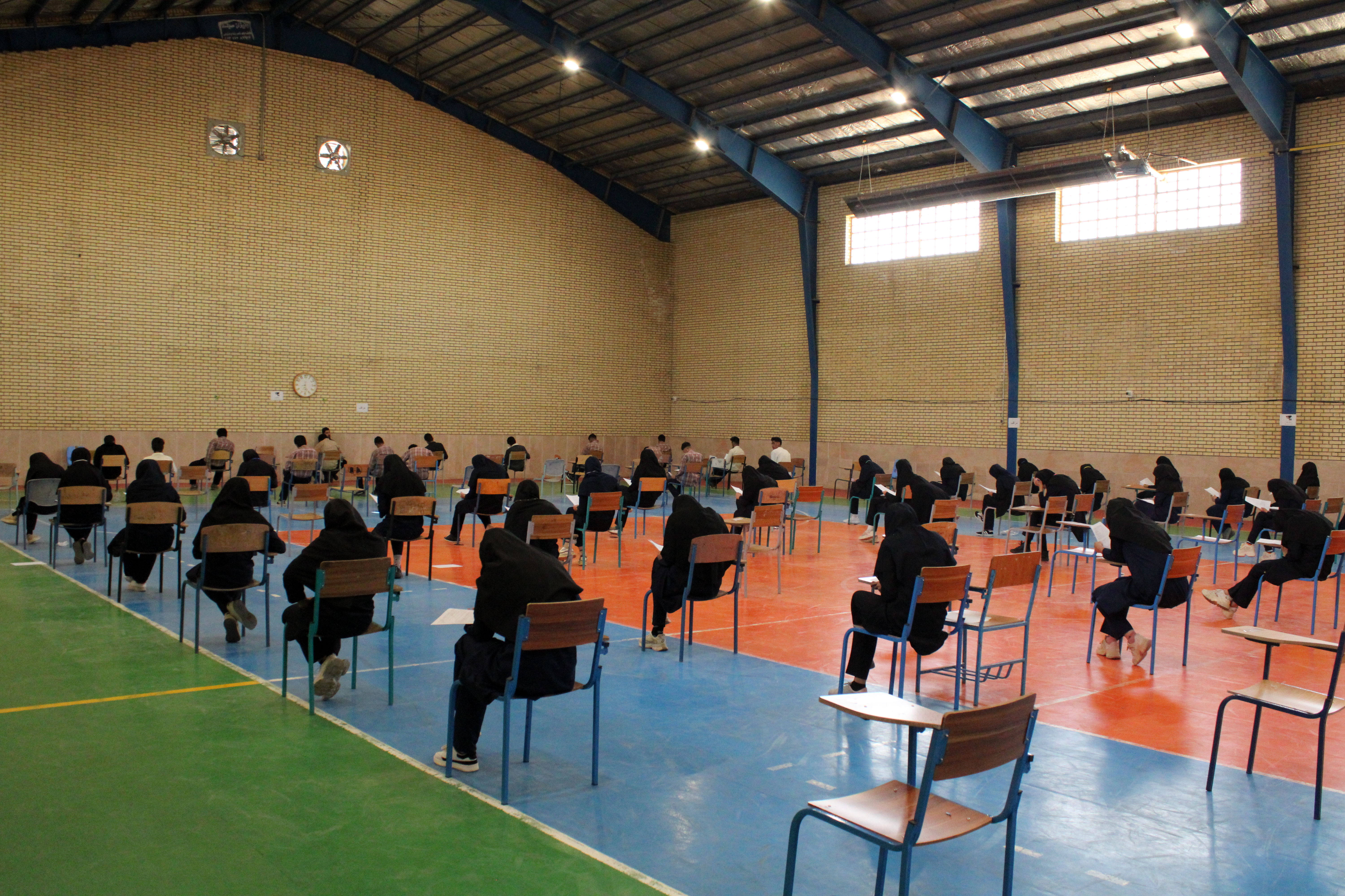  روند برگزاری امتحانات نهایی در شهرستان‌بن