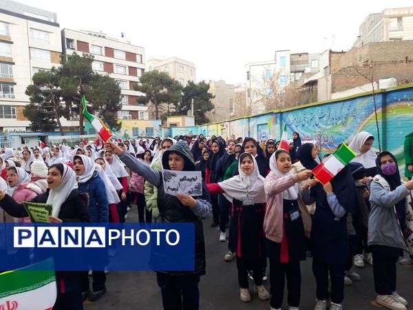 برپایی جشن طنین مقاومت در مدارس شهرستان قدس