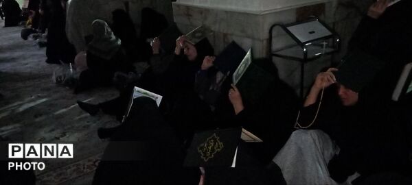 مراسم احیا  بیست و یکم در امامزاده سید مرتضی کاشمر