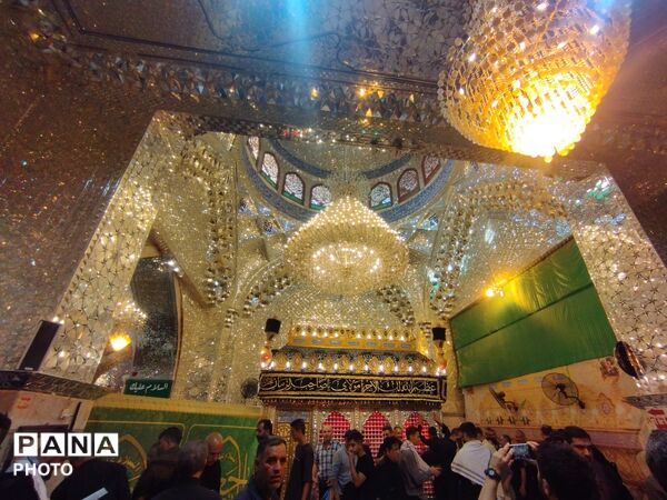 قاب های دیدنی از حرم سید محمد(ع) عموی حضرت صاحب‌الزمان(عج) در شهر بلد عراق