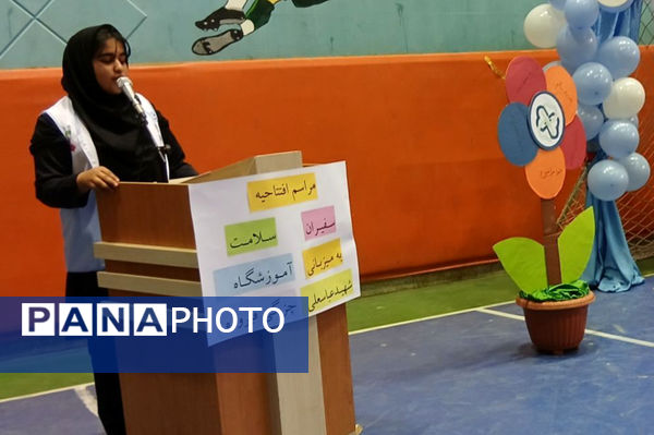 افتتاحیه طرح سفیران سلامت در مدارس شهرستان فیروزه