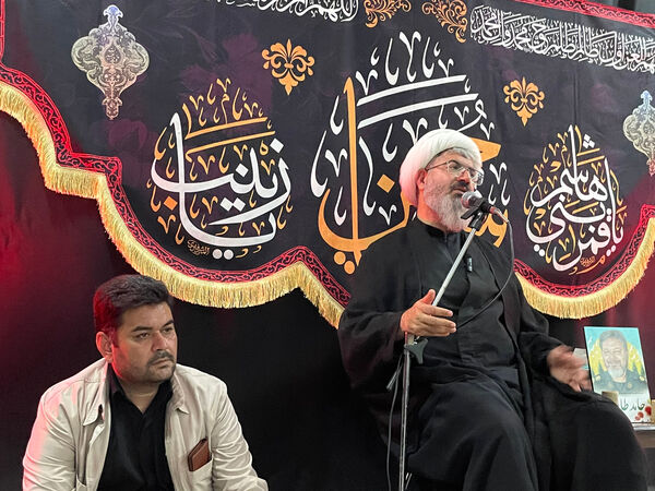 امام جمعه کاشمر در جمع عزاداران خانگی