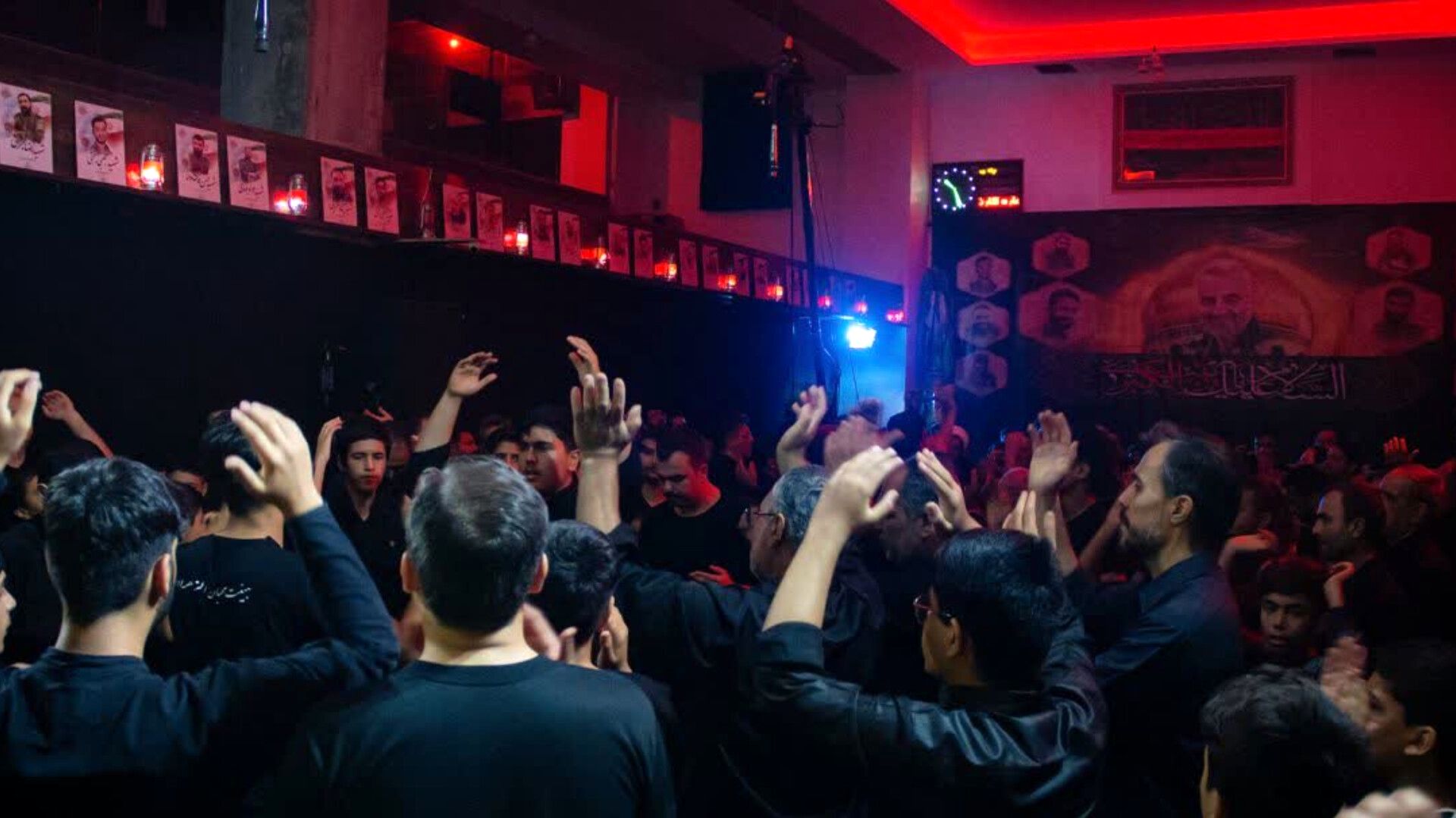 شور عزای حسینی در مساجد مشهد 