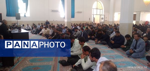 مراسم عزاداری شهادت رئیس جمهوری و هیات همراه در ایلام