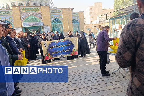 کاروان زیارتی راهیان نور دبیرستان شاهد کوثر شهرستان رباط‌کریم